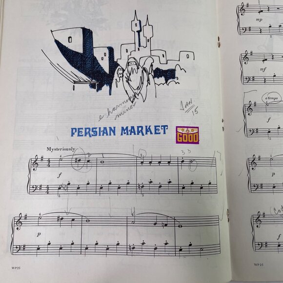 Piano Solos Sheet Music Level 3 Jane Smisor Bastien Library 1976 Vintage u - Picture 12 of 12